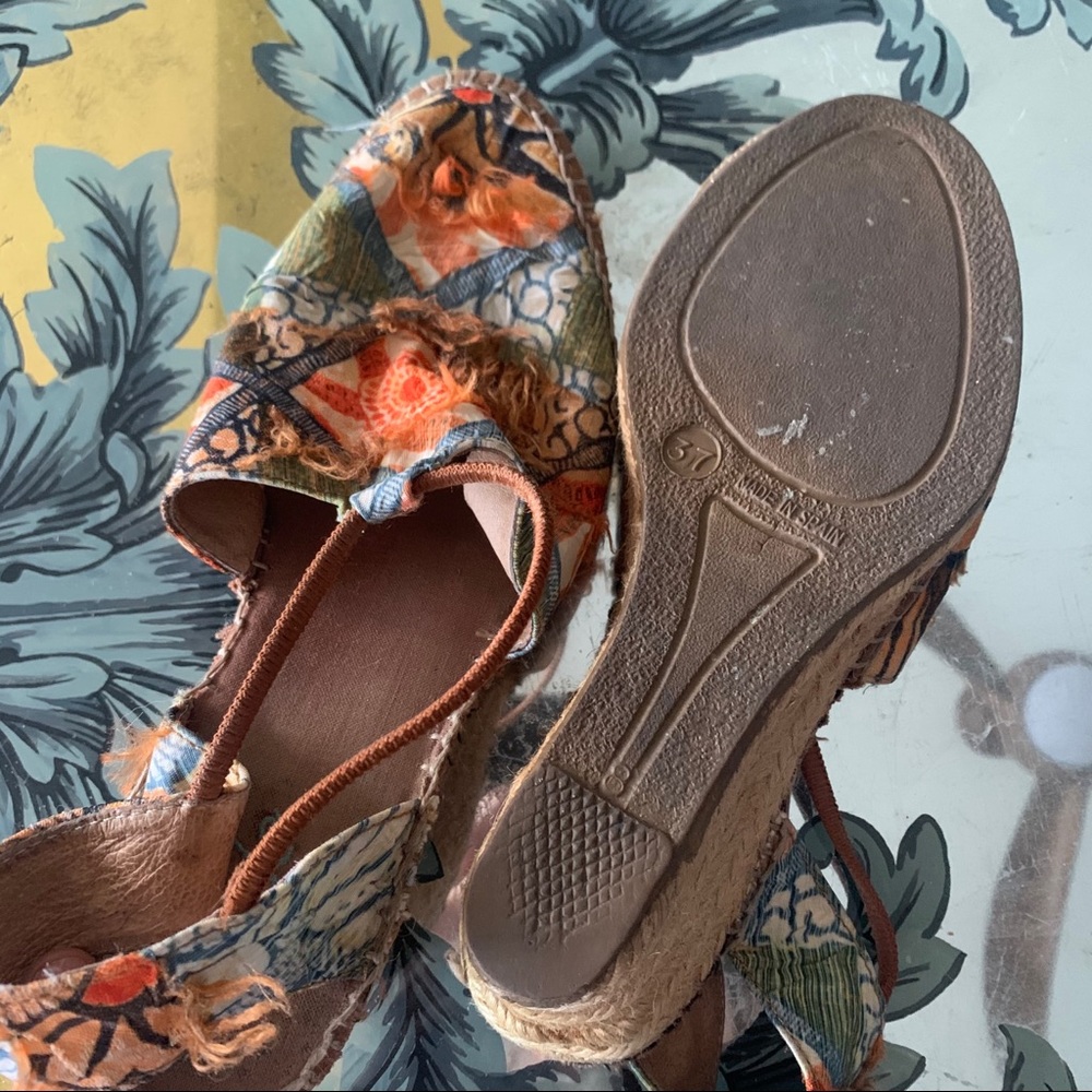 Aedo orange colorful espadrilles - Picture 7 of 7